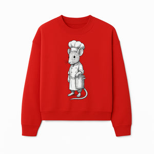 Chef Mouse Cartoon Illustration Art Print - Whimsical Kitchen Decor for Animal Lovers and Culinary Enthusiasts - Sweatshirt 1758181712514.jpg