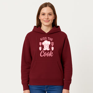 Kiss the Cook Chef Apron with Mustache Graphic - Fun Kitchen Gift for Home Cooks or BBQ Lovers - Hoodie 1758181712710.jpg