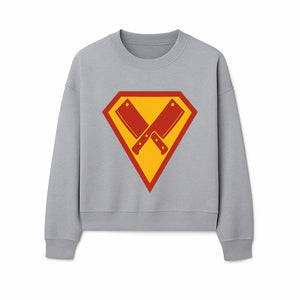 Superhero Chef Kitchen Apron with Crossed Knives Design - Funny Cooking Gift for Culinary Enthusiasts and Food Lovers - Sweatshirt 1758181713010.jpg