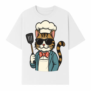 Cute Cat Chef with Sunglasses and Spatula, Funny Cooking Gift for Cat Lovers, Kitchen Decor, Chef Apparel, Pet-Themed Merchandise - T-shirt 1758181713249.jpg