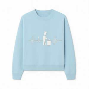 Chef Cooking Heartbeat Neon Sign | Kitchen D cor | Restaurant Wall Art | Foodie Gift | Cooking Passion Light - Sweatshirt 1758181713581.jpg