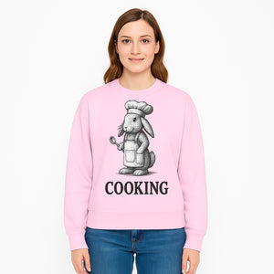 Chef Bunny Cooking Apron Design | Cute Rabbit Kitchen Decor | Baking Gift for Animal Lovers | Family Cooking Apron - Sweatshirt 1758181713593.jpg