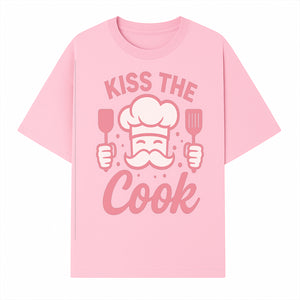 Kiss the Cook Chef Apron with Mustache Graphic - Fun Kitchen Gift for Home Cooks or BBQ Lovers - T-shirt 1758181713678.jpg