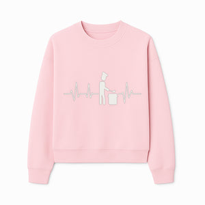 Chef Cooking Heartbeat Neon Sign | Kitchen D cor | Restaurant Wall Art | Foodie Gift | Cooking Passion Light - Sweatshirt 1758181713727.jpg