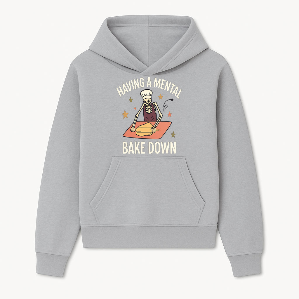 Funny Skeleton Baking Design - 'Having a Mental Bake Down' - Perfect for Halloween, Cooking Lovers, or Unique Kitchen Decor - Hoodie 1758181713821.jpg