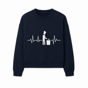 Chef Cooking Heartbeat Neon Sign | Kitchen D cor | Restaurant Wall Art | Foodie Gift | Cooking Passion Light - Sweatshirt 1758181714008.jpg