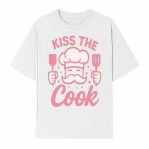 Kiss the Cook Chef Apron with Mustache Graphic - Fun Kitchen Gift for Home Cooks or BBQ Lovers - T-shirt 1758181714415.jpg