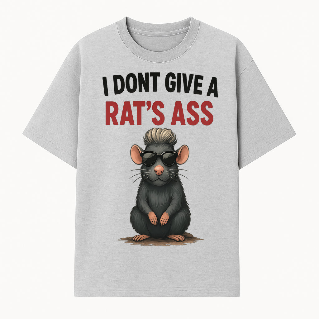 Cool Rat Graphic Tee - I Don't Give a Rat's Ass Funny Quote Shirt, Trendy Animal Lover Apparel, Unique Gift for Friends - T-shirt 1758181715401.jpg