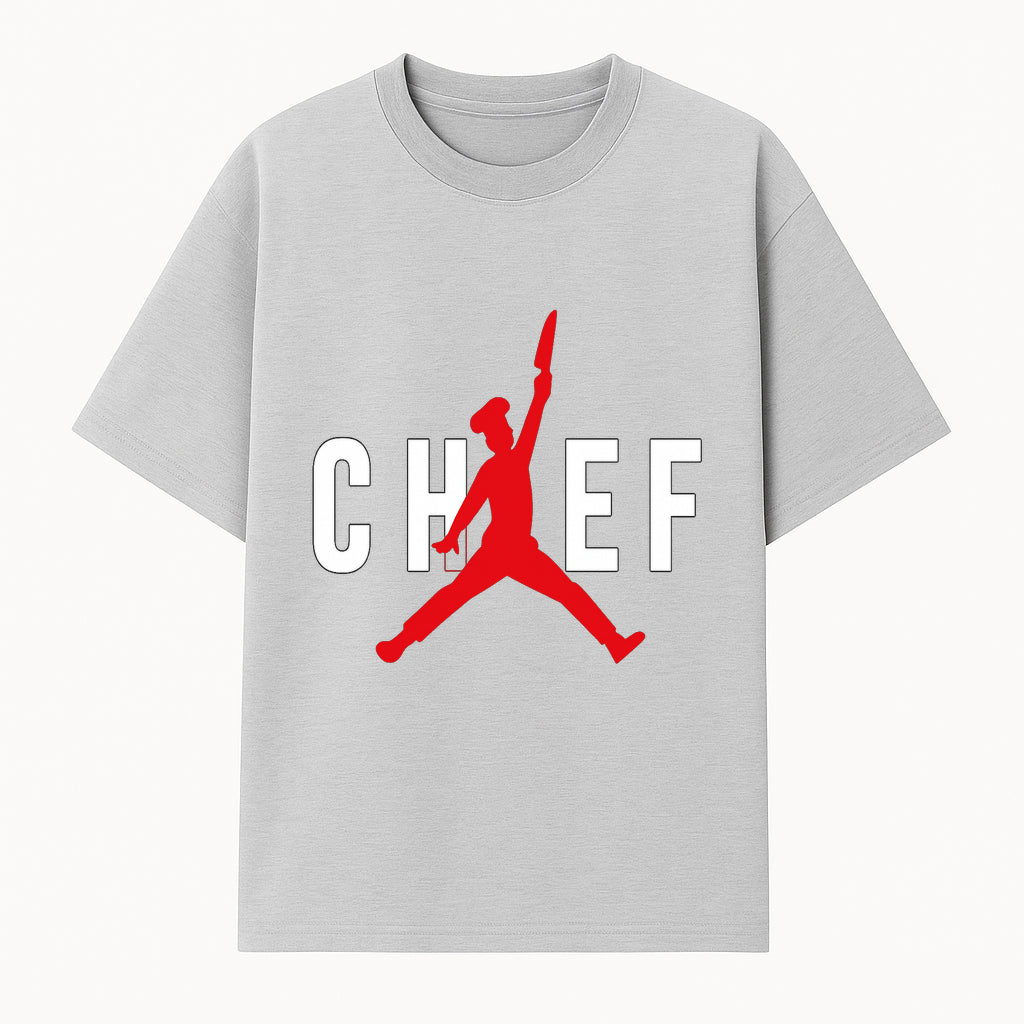 Chef Inspired Graphic Tee - Cool Chef Jumping Design - Funny Cooking Shirt for Culinary Lovers and Foodies - T-shirt 1758181716143.jpg