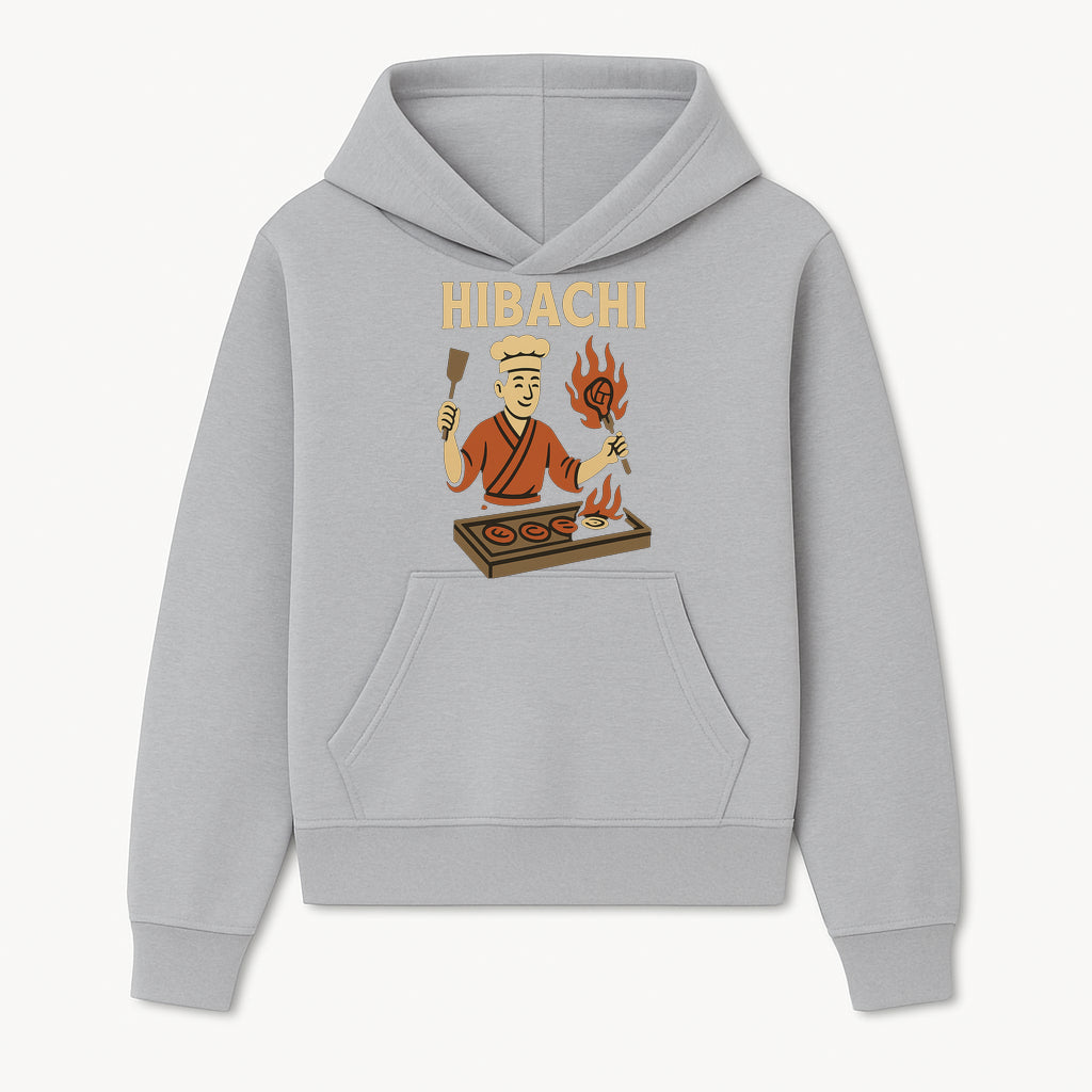 Hibachi Chef Wall Art | Japanese Grill Decor | Fun Cooking Illustration | Kitchen or Restaurant Artwork - Hoodie 1758181716193.jpg