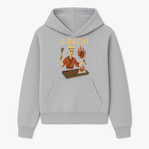 Hibachi Chef Wall Art | Japanese Grill Decor | Fun Cooking Illustration | Kitchen or Restaurant Artwork - Hoodie 1758181716193.jpg