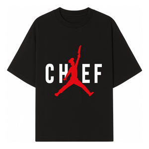 Chef Inspired Graphic Tee - Cool Chef Jumping Design - Funny Cooking Shirt for Culinary Lovers and Foodies - T-shirt 1758181716271.jpg