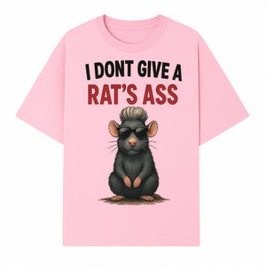 Cool Rat Graphic Tee - I Don't Give a Rat's Ass Funny Quote Shirt, Trendy Animal Lover Apparel, Unique Gift for Friends - T-shirt 1758181716325.jpg