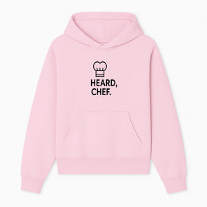 Chef Hat Wall Art Print - Heard, Chef Kitchen Decor, Culinary Quote, Chef Gift, Modern Kitchen Art, Foodie Decor, Home Cooking Style - Hoodie 1758181716517.jpg
