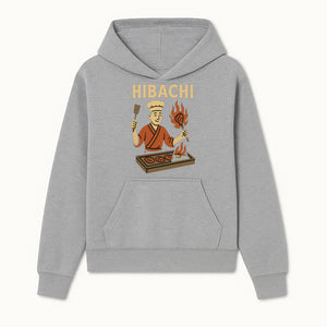 Hibachi Chef Wall Art | Japanese Grill Decor | Fun Cooking Illustration | Kitchen or Restaurant Artwork - Hoodie 1758181716816.jpg