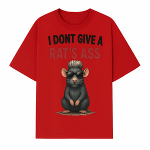 Cool Rat Graphic Tee - I Don't Give a Rat's Ass Funny Quote Shirt, Trendy Animal Lover Apparel, Unique Gift for Friends - T-shirt 1758181716831.jpg
