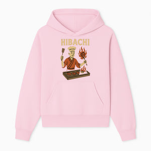 Hibachi Chef Wall Art | Japanese Grill Decor | Fun Cooking Illustration | Kitchen or Restaurant Artwork - Hoodie 1758181717090.jpg