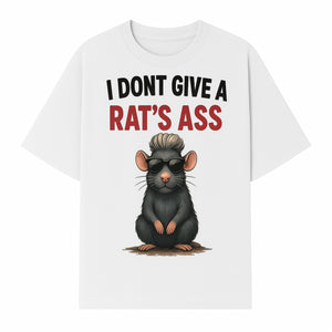 Cool Rat Graphic Tee - I Don't Give a Rat's Ass Funny Quote Shirt, Trendy Animal Lover Apparel, Unique Gift for Friends - T-shirt 1758181717118.jpg