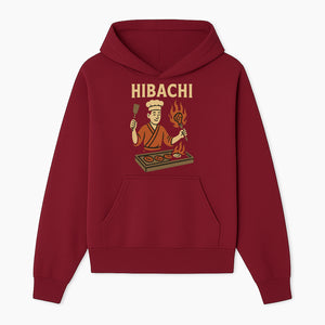 Hibachi Chef Wall Art | Japanese Grill Decor | Fun Cooking Illustration | Kitchen or Restaurant Artwork - Hoodie 1758181717223.jpg