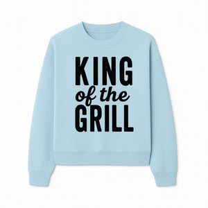 King Grill BBQ Apron - Funny Grilling Gift for Men, Cooking Accessories, BBQ Enthusiast Gear, Unique Kitchen Apparel - Sweatshirt 1758181717269.jpg