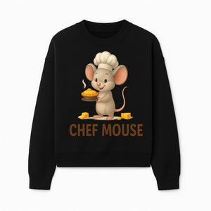 Chef Mouse Cartoon Wall Art Print - Cute Kitchen Decor for Kids, Nursery, or Culinary Enthusiasts, Adorable Chef Design - Sweatshirt 1758181717369.jpg