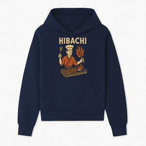 Hibachi Chef Wall Art | Japanese Grill Decor | Fun Cooking Illustration | Kitchen or Restaurant Artwork - Hoodie 1758181717371.jpg
