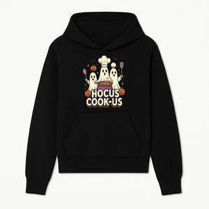 Halloween Ghost Chef Cooking Graphic Tee - Hocus Cook-Us Fun Costume Idea for Kids & Adults, Spooky Cooking Theme Shirt - Hoodie 1758181717656.jpg