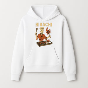 Hibachi Chef Wall Art | Japanese Grill Decor | Fun Cooking Illustration | Kitchen or Restaurant Artwork - Hoodie 1758181717815.jpg