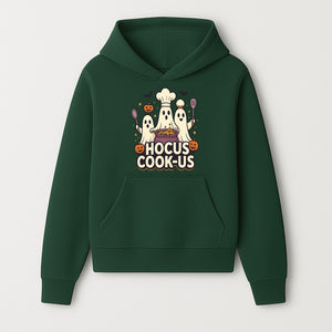 Halloween Ghost Chef Cooking Graphic Tee - Hocus Cook-Us Fun Costume Idea for Kids & Adults, Spooky Cooking Theme Shirt - Hoodie 1758181717948.jpg