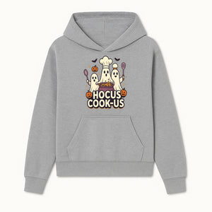 Halloween Ghost Chef Cooking Graphic Tee - Hocus Cook-Us Fun Costume Idea for Kids & Adults, Spooky Cooking Theme Shirt - Hoodie 1758181718067.jpg