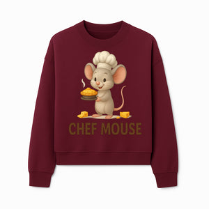 Chef Mouse Cartoon Wall Art Print - Cute Kitchen Decor for Kids, Nursery, or Culinary Enthusiasts, Adorable Chef Design - Sweatshirt 1758181718174.jpg