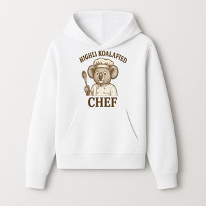 Highli Koalafied Chef T-Shirt - Cute Koala Graphic Tee for Animal Lovers, Cooking Enthusiasts, and Unique Gift Ideas - Hoodie 1758181718330.jpg