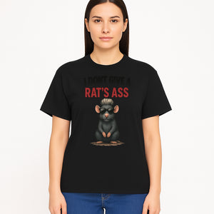 Cool Rat Graphic Tee - I Don't Give a Rat's Ass Funny Quote Shirt, Trendy Animal Lover Apparel, Unique Gift for Friends - T-shirt 1758181718419.jpg