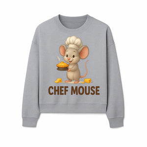 Chef Mouse Cartoon Wall Art Print - Cute Kitchen Decor for Kids, Nursery, or Culinary Enthusiasts, Adorable Chef Design - Sweatshirt 1758181718562.jpg