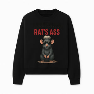 Cool Rat Graphic Tee - I Don't Give a Rat's Ass Funny Quote Shirt, Trendy Animal Lover Apparel, Unique Gift for Friends - Sweatshirt 1758181718704.jpg