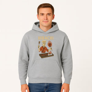 Hibachi Chef Wall Art | Japanese Grill Decor | Fun Cooking Illustration | Kitchen or Restaurant Artwork - Hoodie 1758181718963.jpg