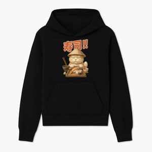 Cute Cat Sushi Chef Art Print Sushi Lovers Gift, Asian Cuisine Decor, Cat Artwork, Whimsical Kitchen Wall Art, Foodie Gift Idea - Hoodie 1758181719119.jpg
