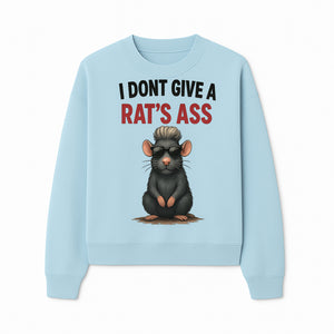 Cool Rat Graphic Tee - I Don't Give a Rat's Ass Funny Quote Shirt, Trendy Animal Lover Apparel, Unique Gift for Friends - Sweatshirt 1758181719258.jpg