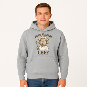 Highli Koalafied Chef T-Shirt - Cute Koala Graphic Tee for Animal Lovers, Cooking Enthusiasts, and Unique Gift Ideas - Hoodie 1758181719460.jpg