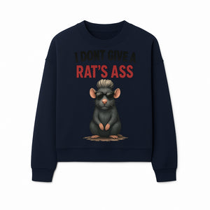 Cool Rat Graphic Tee - I Don't Give a Rat's Ass Funny Quote Shirt, Trendy Animal Lover Apparel, Unique Gift for Friends - Sweatshirt 1758181719675.jpg