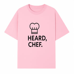Chef Hat Wall Art Print - Heard, Chef Kitchen Decor, Culinary Quote, Chef Gift, Modern Kitchen Art, Foodie Decor, Home Cooking Style - T-shirt 1758181719727.jpg