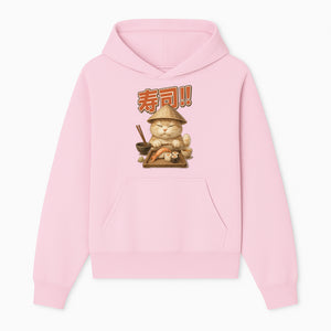 Cute Cat Sushi Chef Art Print Sushi Lovers Gift, Asian Cuisine Decor, Cat Artwork, Whimsical Kitchen Wall Art, Foodie Gift Idea - Hoodie 1758181719810.jpg