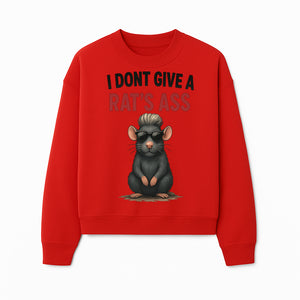 Cool Rat Graphic Tee - I Don't Give a Rat's Ass Funny Quote Shirt, Trendy Animal Lover Apparel, Unique Gift for Friends - Sweatshirt 1758181719839.jpg