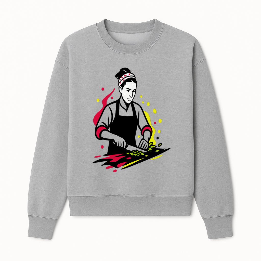 Chef Cutting Vegetables Graphic Tee | Cooking Apparel | Foodie Gift | Restaurant Uniform | Chef Artwork | Culinary T-Shirt - Sweatshirt 1758181719983.jpg