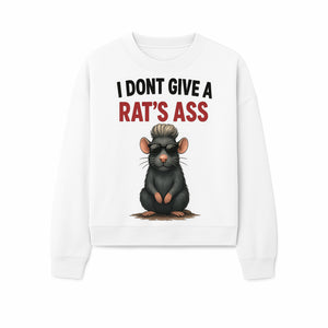 Cool Rat Graphic Tee - I Don't Give a Rat's Ass Funny Quote Shirt, Trendy Animal Lover Apparel, Unique Gift for Friends - Sweatshirt 1758181720117.jpg