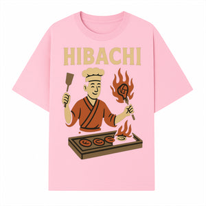 Hibachi Chef Wall Art | Japanese Grill Decor | Fun Cooking Illustration | Kitchen or Restaurant Artwork - T-shirt 1758181720166.jpg