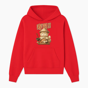 Cute Cat Sushi Chef Art Print Sushi Lovers Gift, Asian Cuisine Decor, Cat Artwork, Whimsical Kitchen Wall Art, Foodie Gift Idea - Hoodie 1758181720224.jpg