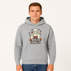 Halloween Ghost Chef Cooking Graphic Tee - Hocus Cook-Us Fun Costume Idea for Kids & Adults, Spooky Cooking Theme Shirt - Hoodie 1758181720250.jpg