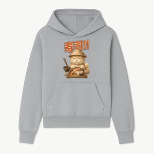 Cute Cat Sushi Chef Art Print Sushi Lovers Gift, Asian Cuisine Decor, Cat Artwork, Whimsical Kitchen Wall Art, Foodie Gift Idea - Hoodie 1758181720365.jpg