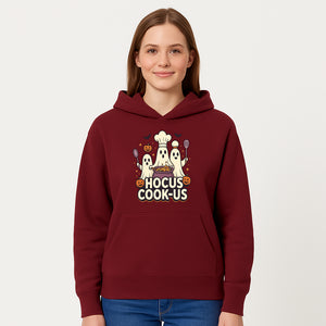 Halloween Ghost Chef Cooking Graphic Tee - Hocus Cook-Us Fun Costume Idea for Kids & Adults, Spooky Cooking Theme Shirt - Hoodie 1758181720409.jpg